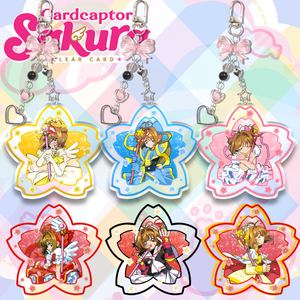 Llavero Acrílico de <span class=keywords><strong>Cardcaptor</strong></span> <span class=keywords><strong>Sakura</strong></span> con Estrella de Colores, Llavero de <span class=keywords><strong>Cardcaptor</strong></span> <span class=keywords><strong>Sakura</strong></span>, Decoración para Mochila, Regalos de Anime - Product Image 1