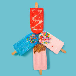 Bombas <span class=keywords><strong>de</strong></span> <span class=keywords><strong>Baño</strong></span> Veganas Caseras con Aceites Esenciales, con Forma <span class=keywords><strong>de</strong></span> Pastel <span class=keywords><strong>de</strong></span> Helado para Niños, Hechas a Mano, Coloridas, 100g, Ingredientes 100% Naturales, con Burbujas - Product Image 4