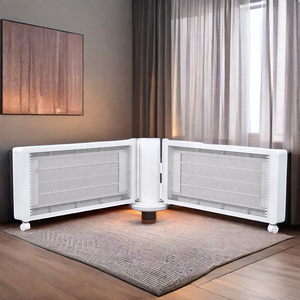 เครื่องทำความร้อนแบบพกพาและเคลื่อนย้ายได้ 2200W ใช้กราฟีน ประหยัดพลังงาน ควบคุมผ่านรีโมทและ WiFi สำหรับระบายอากาศในห้องน้ำ - Product Image 3