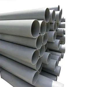 Pp/pvc Flame Retardant Customizable Large Size Pipes Polypropylene Pipe Exhaust Ducting Beige/gray Plastic 250mm Grey/beige QB/T