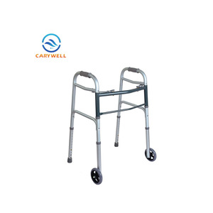 Cadre de marche orthopédique de réadaptation Zima, cadre de marche en aluminium avec roues - Product Image 4