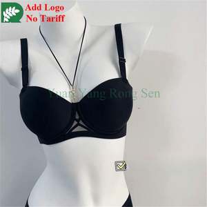 Reggiseno <span class=keywords><strong>Basic</strong></span> <span class=keywords><strong>Simply</strong></span> da donna imbottito con ferretto, in delicato tessuto di nylon con scollo in pizzo - Product Image 2