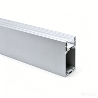 Profilé LED en aluminium 35*70mm pour éclairage de bureau, suspension linéaire, canal LED pour bande lumineuse LED - Vente chaude