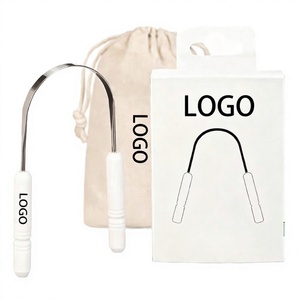 Raspador de Lengua Reutilizable Zeyi de Acero Inoxidable y Plástico para Adultos y Niños con Estuche de Viaje - Elimina la Acumulación de Suciedad en la Lengua - Product Image 2