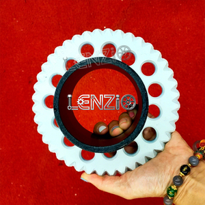 Adaptador para ruedas de alambre 5*114.3/5*120.65/5*127 / 4*100/4*108, rojo y blanco cromado/dorado - Product Image 2