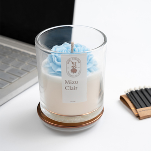 AIKUN Private Label Vegan Wax Flowers Scent Selection Candle for Office Hotel Dining Table Festive Ambience - Product Image 4