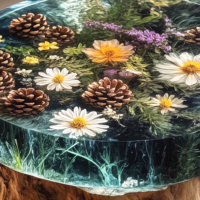 Résine de coulée profonde GORVIA E325DP 15L+5L Transparente pour table en bois DIY, table rivière, art décoratif, cristal, résine époxy 3:1