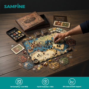 Plateau de Carrom Personnalisé avec Laminage Mat Certifié FSC, Design Starship, Thème Sci-Fi Fantasy, Mise en Scène de Mises en Scène Interstellaires, Multijoueur Coop - Product Image 1