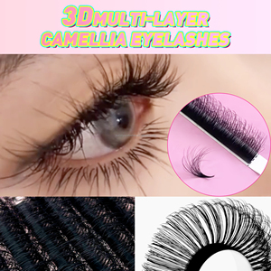 3D Cho Hoa Trà Đa Lớp Lash Mở Rộng Hiệu ứng Lộn Xộn Mềm Dễ Dàng Fan Nhung Cá Nhân Mở Rộng Lông Mi Khay Ăn Chay - Product Image 5