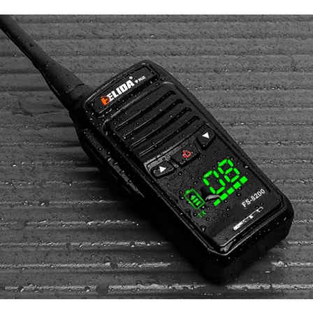 Professional Portable Two-way Radio FS-8200 IP68 Waterproof Walkie Talkie Protection Digital ENGLISH Communication TYPE-C