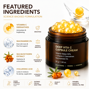Soin de la peau, gel hydratant réparateur, éclat, <span class=keywords><strong>anti</strong></span>-<span class=keywords><strong>rides</strong></span>, raffermissant, crème en capsule dorée avec vitamine C en profondeur - Product Image 4