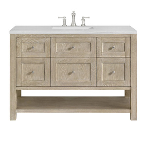 Armadietto da <span class=keywords><strong>bagno</strong></span> in rovere imbiancato nordamericano di lusso personalizzato - Product Image 1