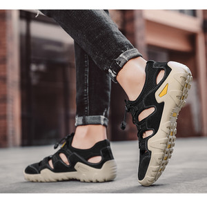 Sandales à bout fermé pour hommes, chaussures d'extérieur, de marche, d'athlétisme, de randonnée, à la mode, nouvelle collection 2020 - Product Image 6