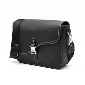 Borsa con Logo personalizzato in vera <span class=keywords><strong>pelle</strong></span> da <span class=keywords><strong>uomo</strong></span> a tracolla singola borse a tracolla con Logo - Product Image 2