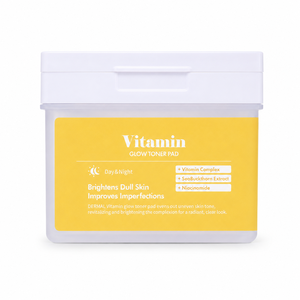 Almohadillas Tonificantes Vitamin Glow, 120 Unidades, Iluminan la Piel Opaca, Cuidado Facial - Product Image 1