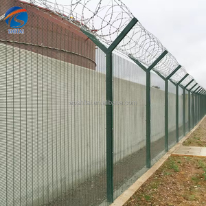 Chất lượng cao PVC tráng 358 lưới hàng rào phòng chống rỉ sét hàng rào an ninh cao tùy chỉnh thực hiện mạ kẽm rõ ràng VU hàng rào <span class=keywords><strong>Durban</strong></span> - Product Image 3