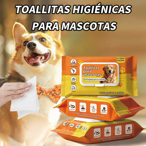 Toallitas para Mascotas 80 Piezas para Perros y Gatos con Aceite de Jojoba y Extracto de Miel - Product Image 5