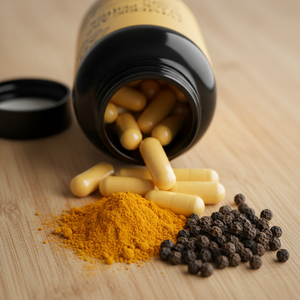 Kapsul Kunyit Kurkumin Lada Hitam 470mg 60 Kapsul |   Suplemen Diet <span class=keywords><strong>OEM</strong></span>/ODM |   Dewasa |   Kesehatan Usus Mendukung Kesehatan Sendi yang Lebih Baik - Product Image 2