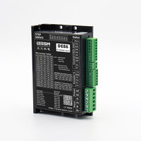 LEESN DE86 Driver de moteur pas à pas hybride biphasé avec retour d'encodeur, résolution de 16 micropas, courant de 3-6A, tension d'alimentation de 18-80VAC pour