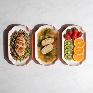 Bandeja de Servir de Melamina Irrompible y Reutilizable, Plato Apto para Lavavajillas, Platos y Utensilios de Servir de Melamina - Product Image 5