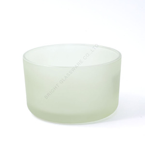 Luxury 3 Wick Wholesale Curved Bottom Custom Logo <strong>Candle</strong> Vessels Glass <strong>Pink</strong> Frosted <strong>Candle</strong> Jars with Lids for <strong>Candle</strong> Making - Product Image 2