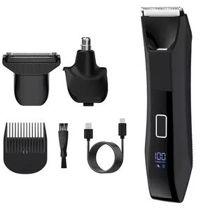 เครื่องโกนขนไฟฟ้ากันน้ำ IPX7 สำหรับผู้ชายและผู้หญิง ใช้โกนขนตามร่างกาย โกนขนบริเวณขาหนีบ โกนขนจมูก - Product Image 3