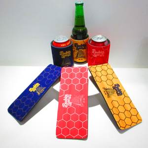 RYO Religious Custom Sublimation Neoprene Insulated Beer Coozies Snap <b>Wrap</b> Can Cooler Sleeve Holiday <b>Gifts</b> Printed Slap - Product Image 5