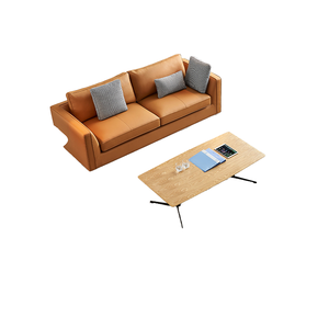 Ensemble de canapés de bureau en cuir moderne de conception nouvelle 2026 - Commercial - Product Image 1