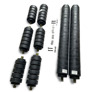 ลูกกลิ้งอัดสารเคลือบผิวยางสำหรับสายพานลำเลียงลูกกลิ้งสำหรับงานหนัก - Product Image 3