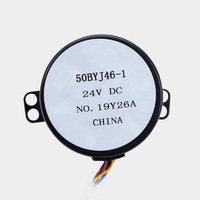 Moteur pas à pas à aimant permanent Faradyi 50BYJ46 avec réducteur ; 12V CC 2 phases 50Nm de couple pour utilisation en salle de bain/climatiseur/ventilateur