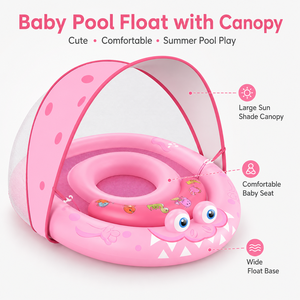 Flotador <span class=keywords><strong>de</strong></span> <span class=keywords><strong>Piscina</strong></span> <span class=keywords><strong>para</strong></span> Bebés al por Mayor con Toldo, Asiento Inflable Rosa <span class=keywords><strong>para</strong></span> Bebés, Flotador <span class=keywords><strong>de</strong></span> <span class=keywords><strong>Piscina</strong></span> Infantil con Diseño <span class=keywords><strong>de</strong></span> Dibujos Animados <span class=keywords><strong>para</strong></span> Niños Pequeños - Product Image 2