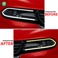 YU GUANG pour Dodge Charger SE SXT RT 2015-2021 : Phares Améliorés avec Clignotants DRL RGB et Projecteurs LED Avant