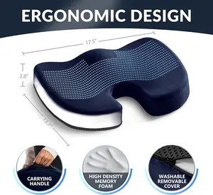 Entlastung von Coccyx Druck kühlgel Memory Foam Sitzkissen