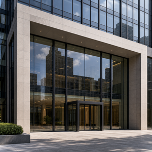 Panneaux de verre isolants pour façades d'hôtels, fenêtres extérieures, murs-rideaux et enceintes de balcon - Product Image 1
