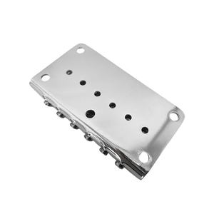 Pont de guitare à 6 cordes à cordage fixe en gros - Conception à chargement supérieur en métal pour une intonation stable et une utilisation professionnelle - Product Image 3