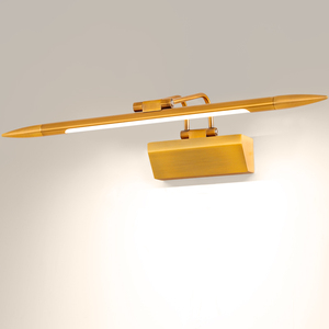 Antique Brass Adjustable Picture Lights for Gallery <b>Wall</b> LED Vanity Mirror Light for Hotel IP44 Bathroom <b>wall</b> lamps Interior - Product Image 1