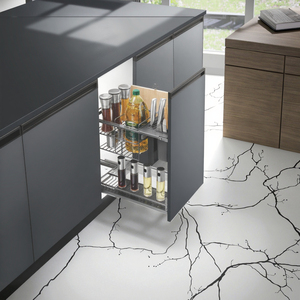 Cesta de almacenamiento de <span class=keywords><strong>despensa</strong></span> de <span class=keywords><strong>cocina</strong></span> lateral <span class=keywords><strong>extraíble</strong></span> de la serie Carlton, organizador de condimentos <span class=keywords><strong>extraíble</strong></span> - Product Image 1