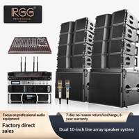 Système de sonorisation professionnel Aku Si LA Oak Stage pour terrain de basket scolaire et bar, avec sonorisation Line Array haute puissance