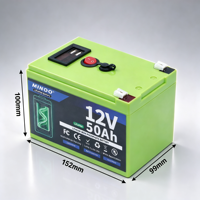 Baterai Surya Lifepo4 12V Sistem Manajemen Baterai Lifepo4 Dilengkapi Pengamanan 24V 48V Baterai LiFePO4 Kapasitas Tinggi Untuk Energi Surya