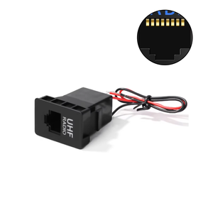 Pannello Interruttore Radio UHF per Auto con Presa RJ45 e LED Blu, Ricambio per Toyota RAV4 Hilux PRADO Landcruiser - Product Image 3
