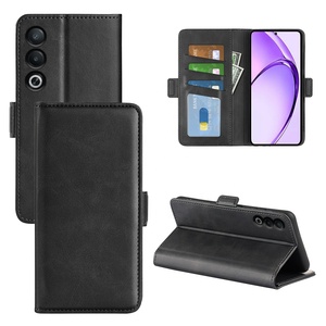 Nueva marca para <span class=keywords><strong>Oppo</strong></span> K9 A3 A5 Pro 5G <span class=keywords><strong>A17</strong></span> A17K Luxury Calf Pu Leather Wallet Flip Card Holder Phone Case - Product Image 5