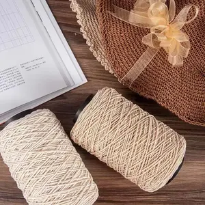 Bojay New Đàn Hồi Crochet Sợi, Chất Lượng Cao 100% Polyester Sợi Crochet Sợi Cho Hat