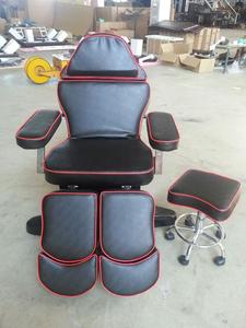 Sillas <span class=keywords><strong>de</strong></span> tatuaje <span class=keywords><strong>de</strong></span> alta calidad, equipo profesional <span class=keywords><strong>de</strong></span> tatuaje con cama negra <span class=keywords><strong>de</strong></span> cuero Artificial, oferta - Product Image 3