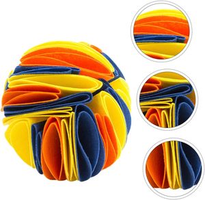 Balle à renifler en peluche lavable pour chien, colorée et interactive, pour dissimuler des friandises, jouet de puzzle pour chien pour soulager l'ennui (vente en gros) - Product Image 2