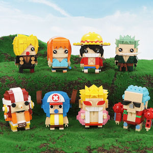 Figuras de Juguete HESPER, Mini Bloques de Construcción, LUFFY, ZORO, NAMI, SANJI, Uchiha Sasuke, <span class=keywords><strong>Uzumaki</strong></span> Sakura, Figuras de Anime de PVC para Niños - Product Image 4