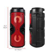 Altavoz BT inalámbrico para exteriores de alta calidad ZQS4209, soporte de sonido LED RGB, OEM, 2 uds.