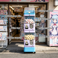 Distributeur de capsules Gachapon Tomy, machine à capsules japonaise pour enfants avec vitrine