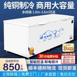 ตู้แช่แข็งแบบฝาบน 600 ลิตร ระบบทำความเย็นแบบ Direct Cooling ละลายน้ำแข็งด้วยมือ อุปกรณ์ทำความเย็นเชิงพาณิชย์ ขนาด 1850x810x810 มม. ปลั๊กแบบยุโรป - Product Image 3