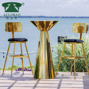 <span class=keywords><strong>Tabouret</strong></span> de bar <span class=keywords><strong>doré</strong></span> en acier inoxydable, chaise longue, à jambes longues, à vendre, nouveauté, - Product Image 1