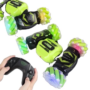 Voiture à commande gestuelle à 4 roues motrices, pulvérisation de lumière, conduite double face - Voiture électrique RC à déformation, cascade, dérive, rotation, jouet - Product Image 1